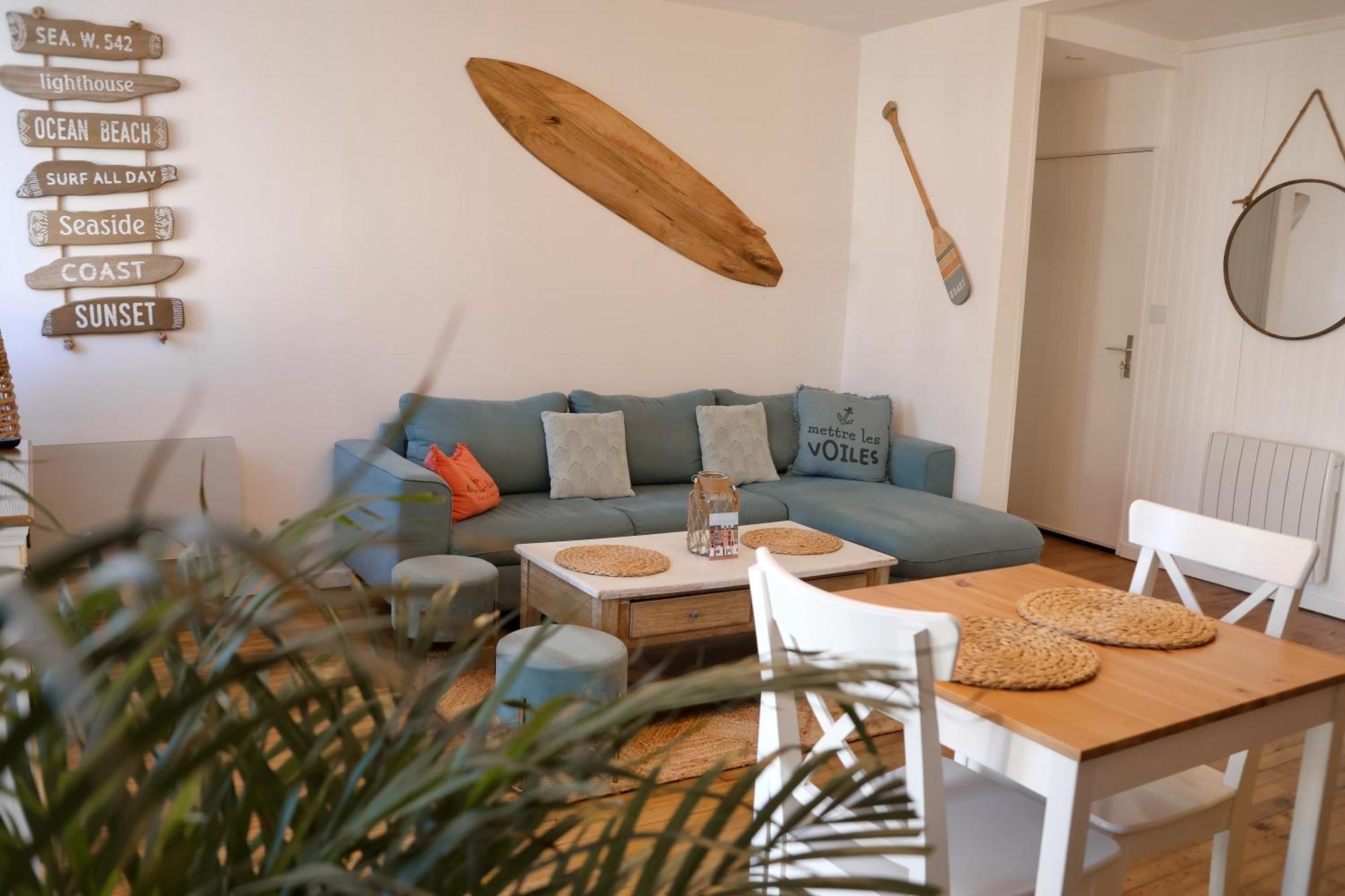 מרס-לה-באן Le 8 ∙ Appartement Cosy Avec Balcon Vue Sur Mer מראה חיצוני תמונה